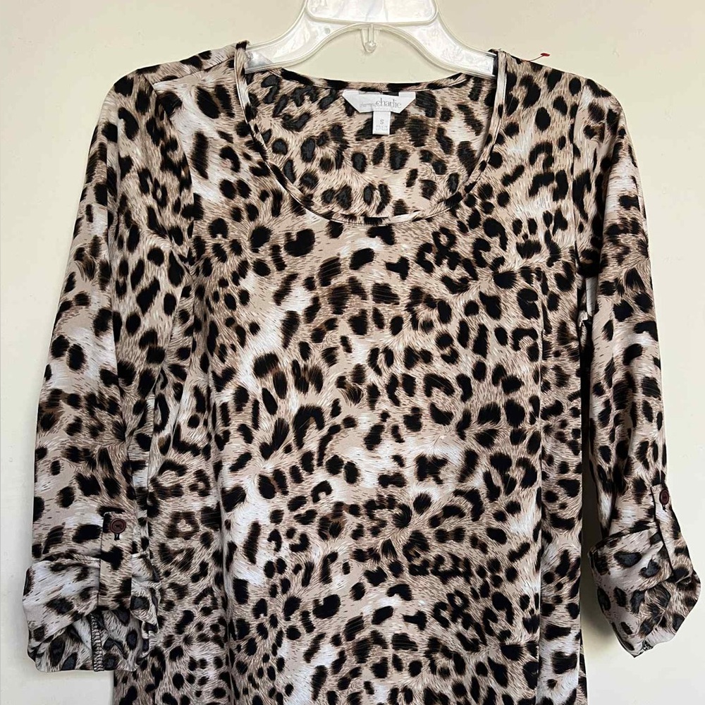 Charlies Animal Print Blouse